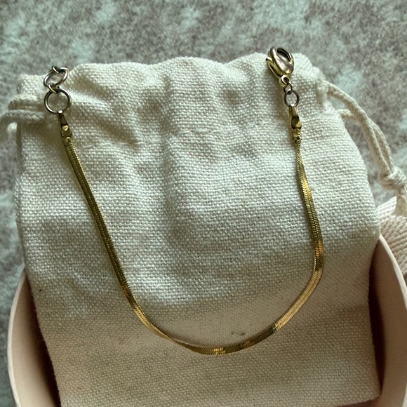 Gorjana | Venice Mini Bracelet Gold Women's Thin Bracelet - Picture 3 of 6